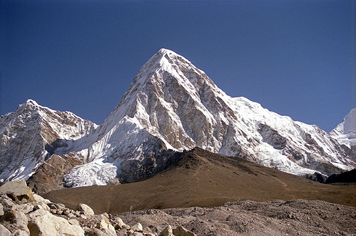 05 Pumori Above Kala Pattar From Changri Glacier